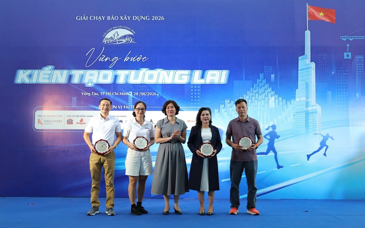 4.000 VĐV tranh tài sôi nổi giải chạy Báo Xây dựng 2026 