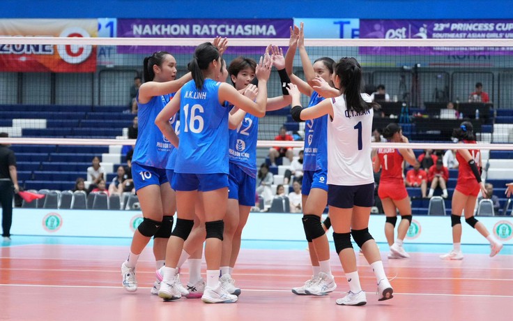 Thắng kịch tính U.18 Indonesia, đội tuyển bóng chuyền nữ U.18 Việt Nam vào chung kết