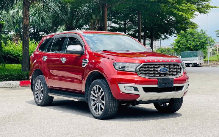 Ford Everest đã qua sử dụng 5 năm mất giá bao nhiêu?