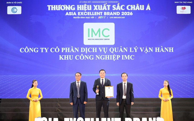 IMC lọt Top 10 Thương hiệu xuất sắc châu Á 2026