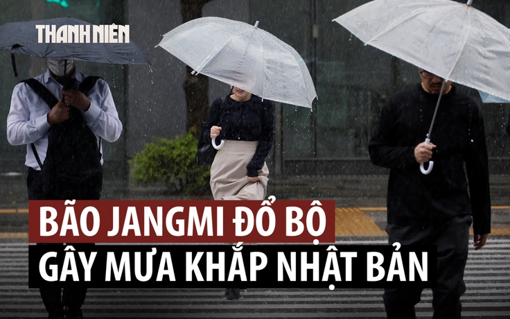Nhiều nơi ở Nhật Bản phải sơ tán khẩn vì bão Jangmi