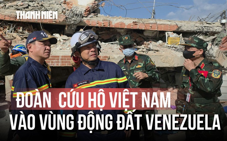 Cận cảnh đoàn Bộ Công an Việt Nam cứu nạn tại Venezuela