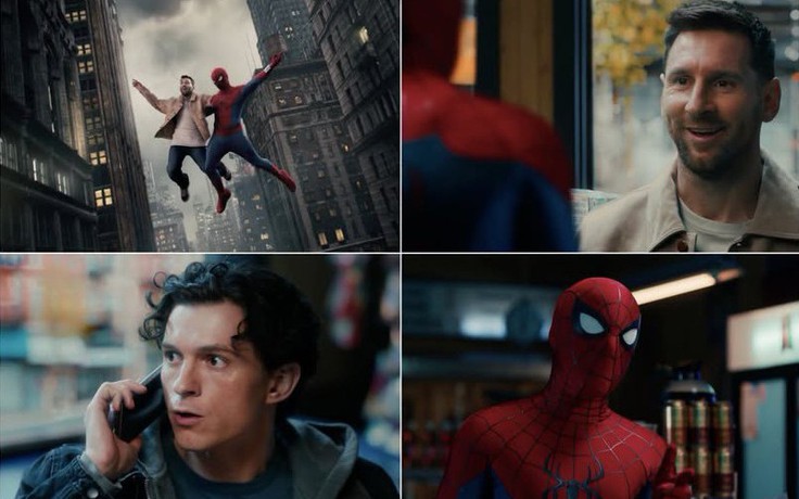 Hình ảnh Messi xuất hiện cùng Người nhện Tom Holland gây sốt: M10 lấn sân màn ảnh rộng?


