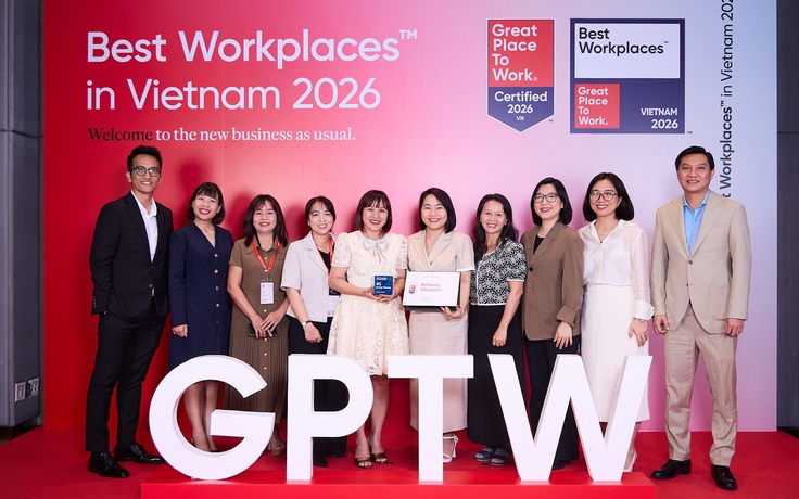 Amway Việt Nam liên tiếp đứng top Nơi làm việc xuất sắc hàng đầu Việt Nam 2026