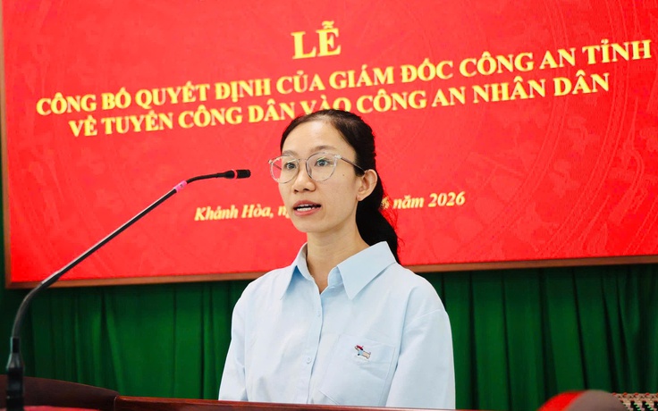 Vợ thiếu tá Nguyễn Xuân Hải nguyện tiếp nối màu áo công an của chồng