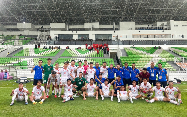 U.19 Việt Nam 5-0 U.19 Myanmar, giải Đông Nam Á 2026: Cửa bán kết rộng mở