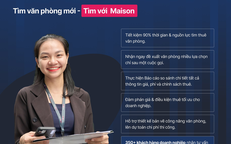 Maison Office đồng hành cùng doanh nghiệp tìm thuê văn phòng phù hợp 