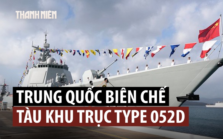 Trung Quốc bổ sung khu trục hạm nhanh gấp đôi Mỹ