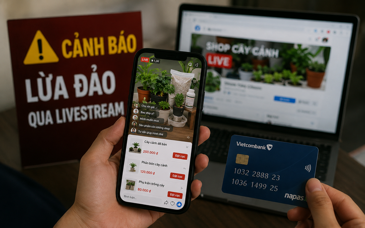 Công an tỉnh Cà Mau tìm nạn nhân bị lừa tiền đặt cọc qua livestream