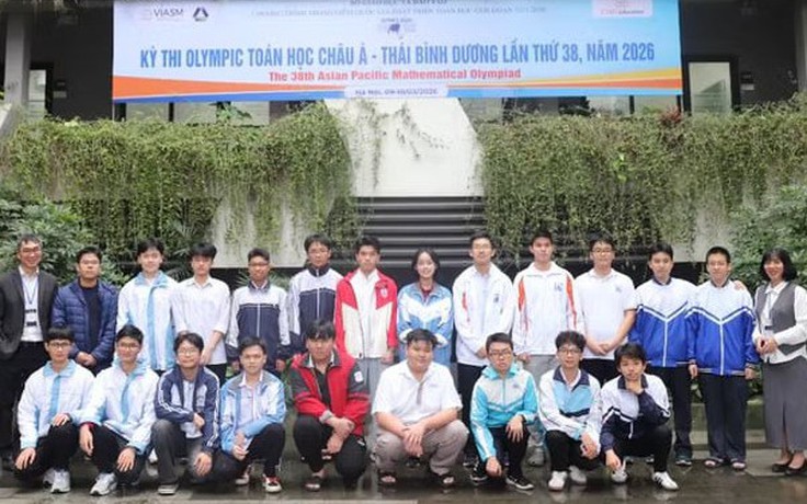 Học sinh Việt Nam giành huy chương vàng Olympic toán học châu Á - Thái Bình Dương