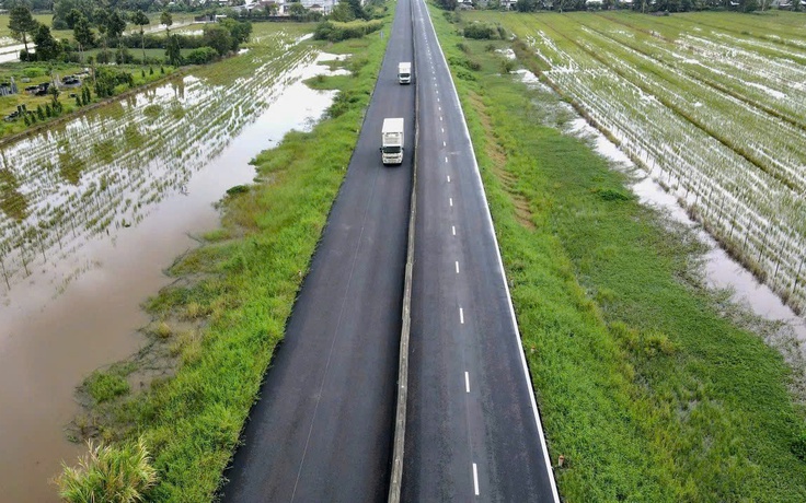 Đề xuất mở rộng hai tuyến cao tốc dài hơn 80 km qua đồng bằng sông Cửu Long