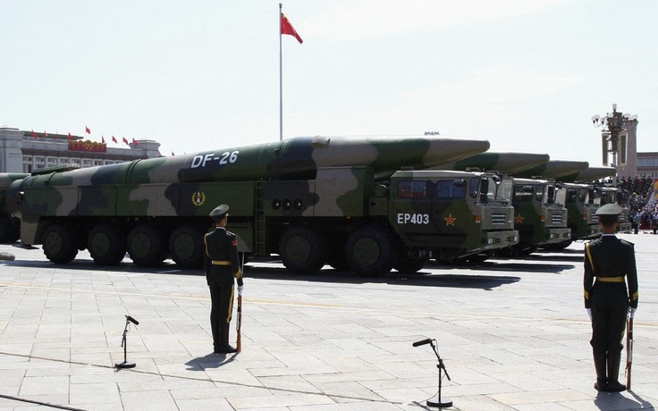 SIPRI: Trung Quốc mở rộng đáng kể kho vũ khí hạt nhân