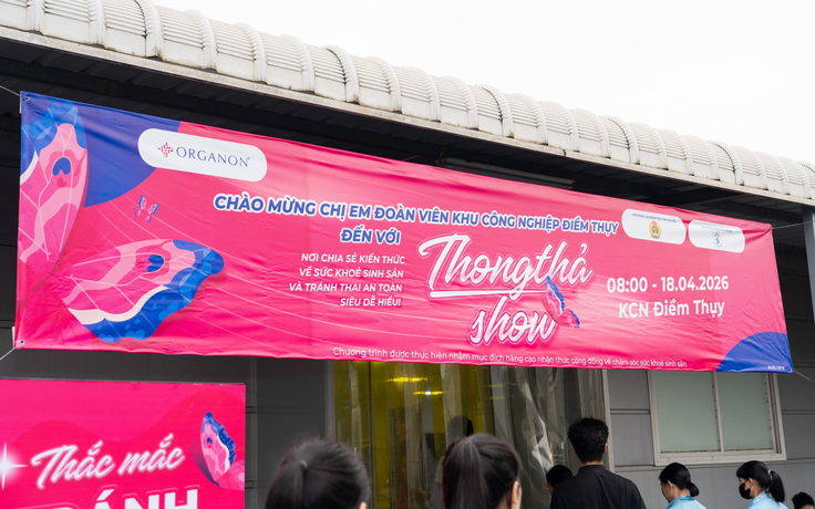 Organon cùng Thong Thả Show đưa kiến thức tránh thai an toàn đến công nhân Điềm Thụy