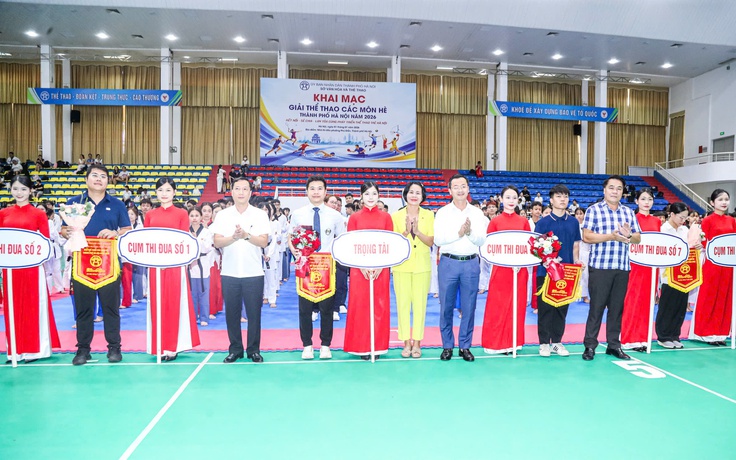 Hơn 8.000 VĐV tranh tài tại giải thể thao các môn hè Hà Nội 2026