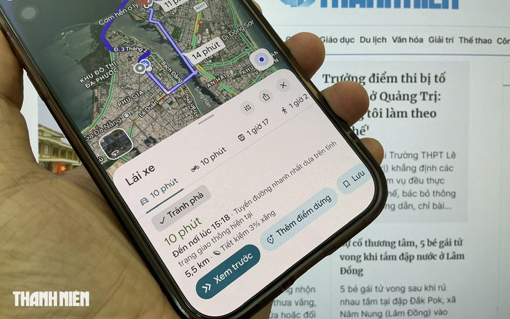 Vì sao Google Maps không bắt đầu dẫn đường dù đã chọn điểm đến?