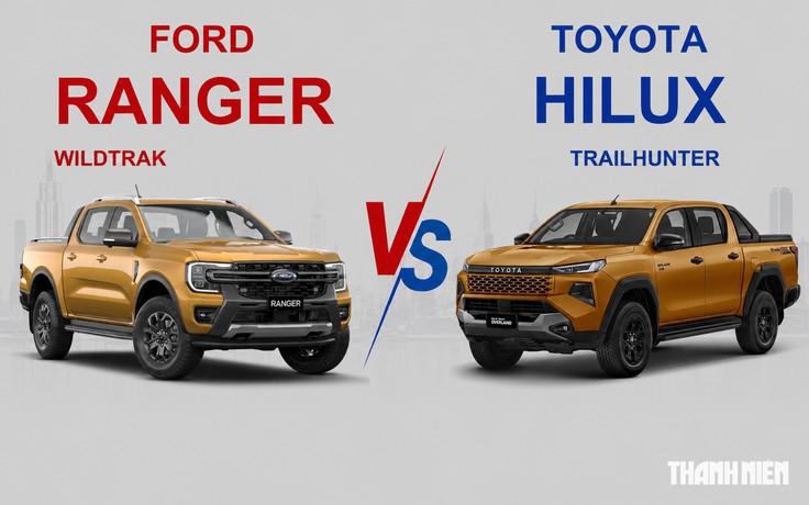 Xe bán tải giá hơn 900 triệu đồng: Chọn Toyota Hilux hay Ford Ranger?