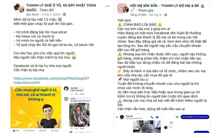 Mua đồ cũ, hàng thanh lý online coi chừng bị lừa
