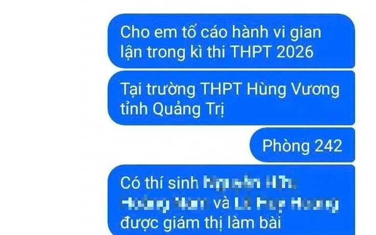 Thêm vụ tố cáo gian lận kỳ thi tốt nghiệp THPT, Quảng Trị tiếp tục kiểm tra
