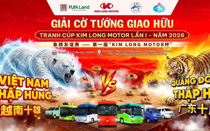 Giải cờ tướng giao hữu quốc tế Việt Nam - Trung Quốc quy tụ nhiều kỳ thủ danh tiếng