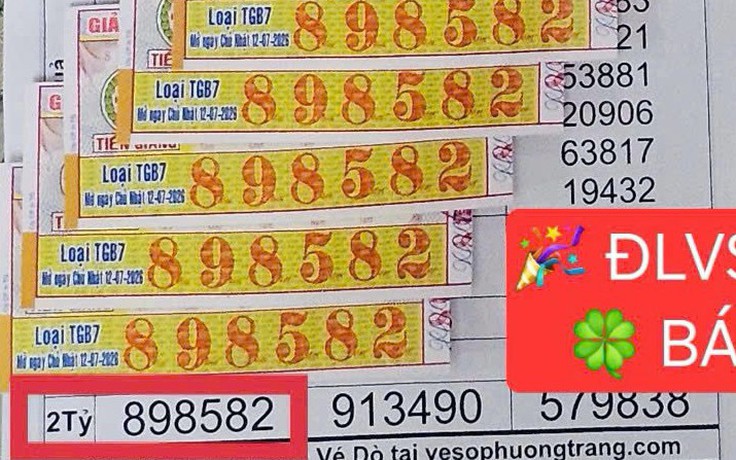 3 người ở TP.HCM trúng 28 tỉ xổ số miền Nam, mua và đổi thưởng cùng đại lý