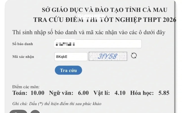 Cà Mau thông tin về tài khoản tố 'tiêu cực' tại kỳ thi tốt nghiệp