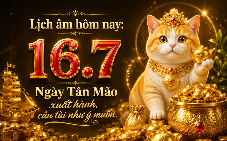 Lịch âm hôm nay 16.7: Ngày Tân Mão nhiều thuận lợi