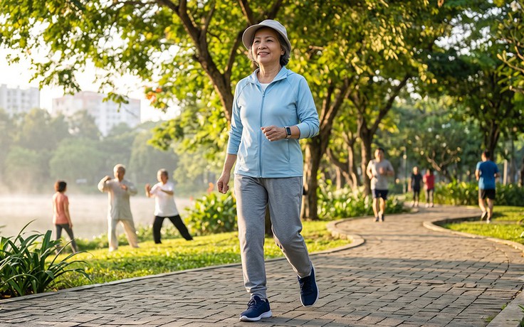 Người trên 60 tuổi nên đi bộ như thế nào để tránh chấn thương?
