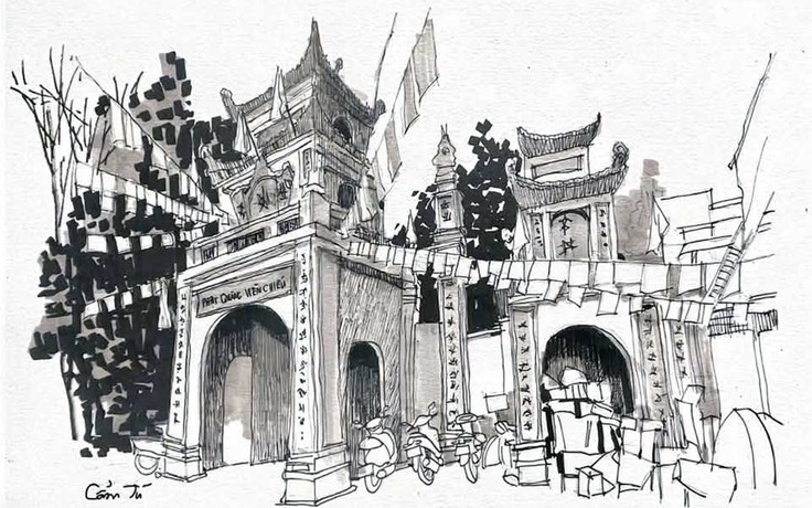 Ngôi chùa ở Hà Nội có hồ cho… voi tắm