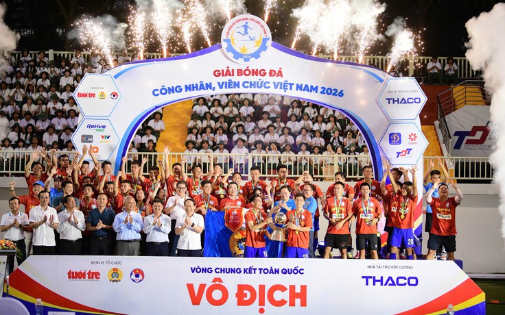 Lộ diện nhà vô địch giải bóng đá công nhân, viên chức Việt Nam 2026