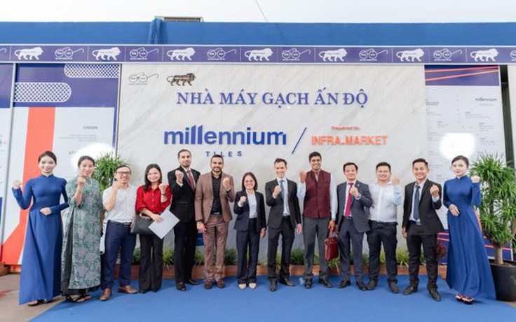Nhà máy Gạch Ấn Độ Millennium ra mắt tại Việt Nam
