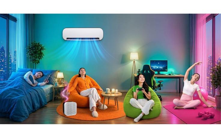 Điều hòa AIR CREATOR: Môi trường sống được tạo nên từ ánh sáng, âm thanh, không khí