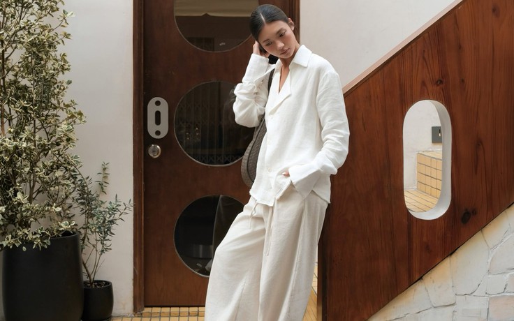 Đẹp từ nhà ra phố với trang phục linen tự nhiên