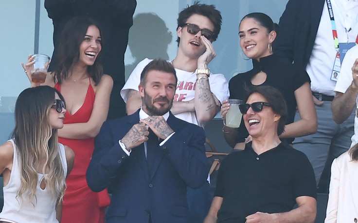 Tom Cruise, David Beckham cùng loạt sao hạng A xem chung kết World Cup