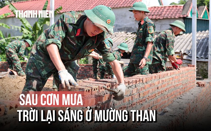 Mường Than hồi sinh sau lũ: Những móng nhà đầu tiên được dựng lên