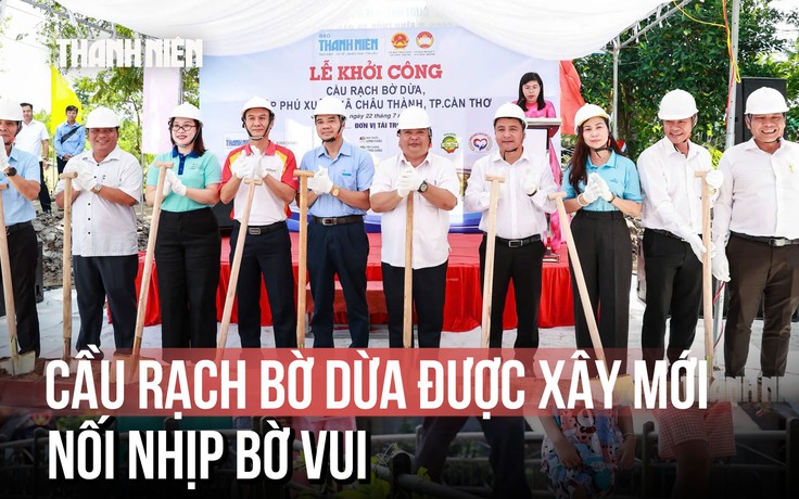 Khởi công cầu mới sau hơn 1 tháng Báo Thanh Niên phản ánh