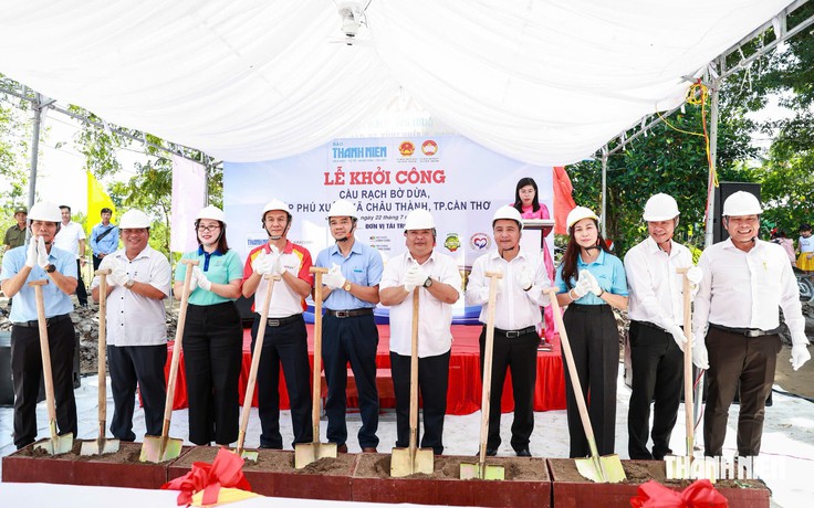 Báo Thanh Niên xây cầu mới: Giấc mơ của xóm nhỏ Cần Thơ thành hiện thực