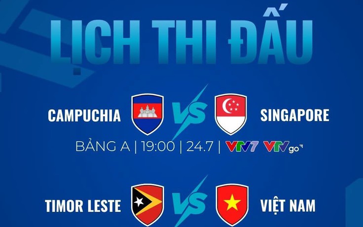 VTV công bố các kênh phát sóng ASEAN Cup, cặp BLV trận Việt Nam đấu Timor Leste là ai?