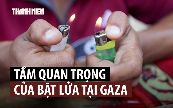 Chiếc bật lửa bé mọn kể câu chuyện thảm họa nhân đạo ở Gaza