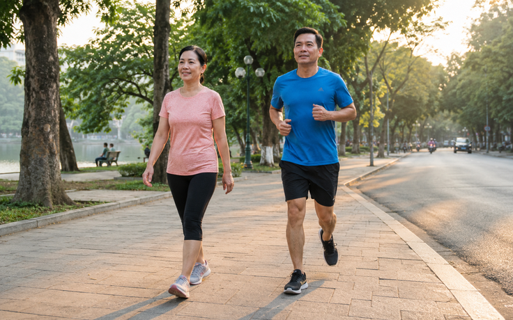 Đi bộ hay chạy bộ: Đâu là lựa chọn tốt hơn cho sức khỏe?