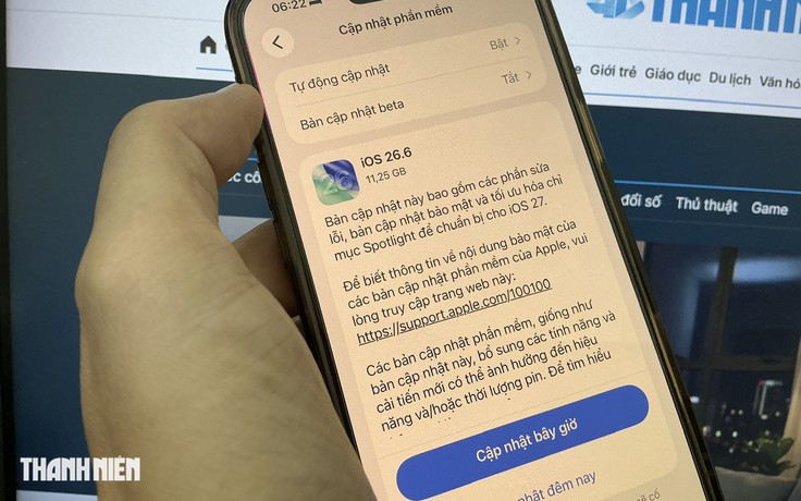 iOS 26.6 chính thức ra mắt với 3 thay đổi đáng chú ý