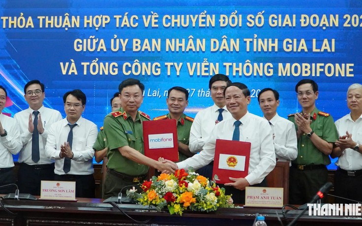 Gia Lai hợp tác MobiFone chuyển đổi số giai đoạn 2026 - 2030