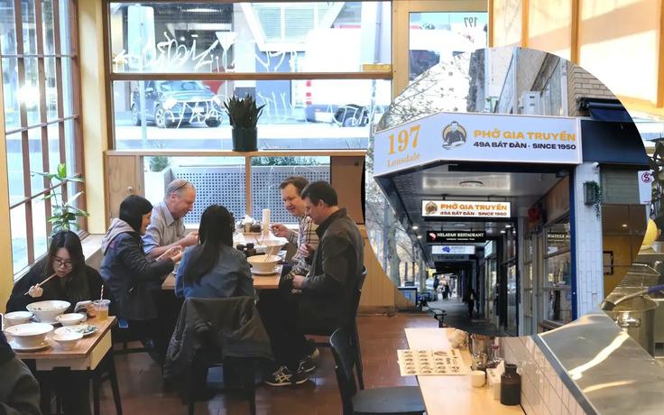 Vợ chồng Việt đưa phở Bát Đàn từ Hà Nội đến Melbourne
