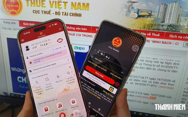 Tạm dừng tra cứu, nộp thuế điện tử trên eTax Mobile