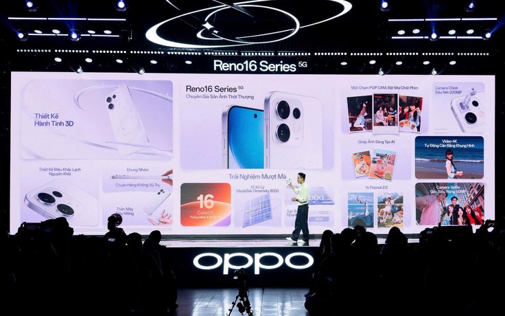 Ca sĩ Orange và Uprise PN 'đốt cháy' sân khấu ra mắt Oppo Reno16 5G
