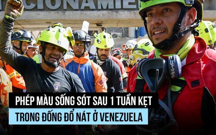 Sống sót qua 8 ngày kẹt dưới gạch vụn sau động đất Venezuela