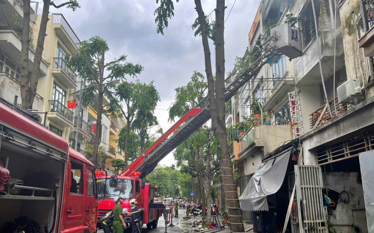 Hà Nội: Cháy nhà liền kề ở khu đô thị Văn Phú, 2 người tử vong