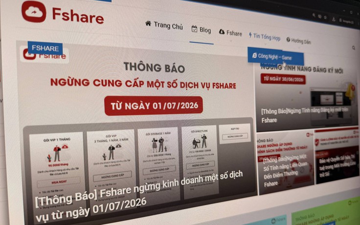 Điều gì đang xảy ra với Fshare và các dịch vụ lưu trữ trực tuyến?