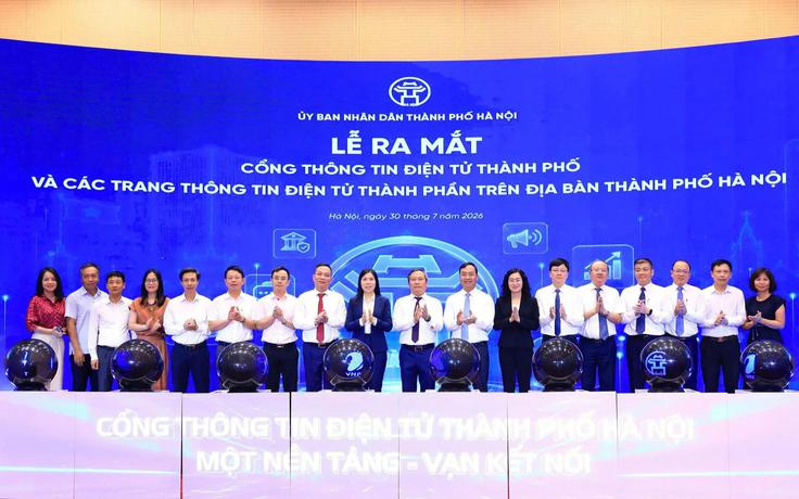 Hà Nội ra mắt Cổng thông tin điện tử, tăng tương tác với người dân