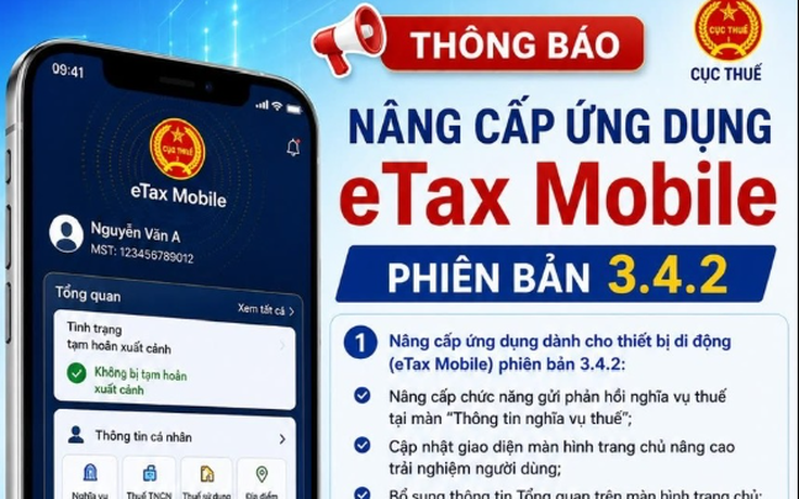 Kiểm tra nợ thuế, tạm hoãn xuất cảnh siêu nhanh trên eTax Mobile