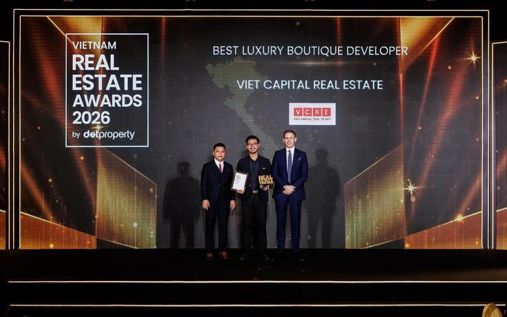 VCRE được vinh danh ‘Best Luxury Boutique Developer Vietnam 2026’ tại Dot Property Vietnam Awards